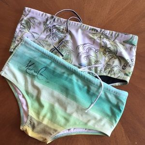 2 Pack Brazilian Sunga Style Swim Briefs